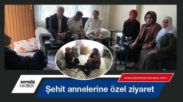 Şehit annelerine &ouml;zel ziyaret