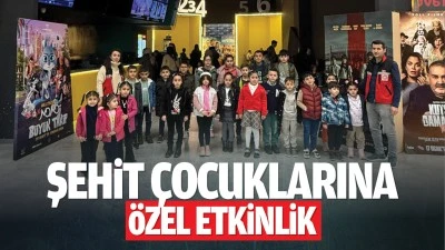 Şehit &ccedil;ocuklarına &ouml;zel etkinlik&hellip;