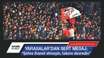 &ldquo;Şehre ihanet etmeyin, takımı devredin&rdquo;