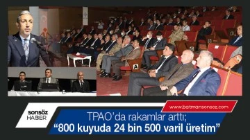 &ldquo;Sekiz y&uuml;z kuyuda 24 bin 500 varil &uuml;retim&rdquo;