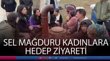 Sel mağduru kadınlara HEDEP ziyareti