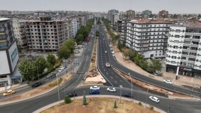 Selahaddin Eyyubi Bulvarı&rsquo;nın bir kısmı asfaltlanarak hizmete a&ccedil;ıldı