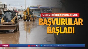 Selden etkilenen esnafa destek