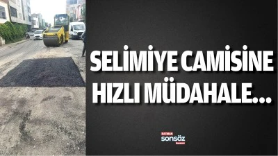 Selimiye Camisine hızlı m&uuml;dahale&hellip;