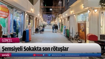 Şemsiyeli Sokakta son r&ouml;tuşlar