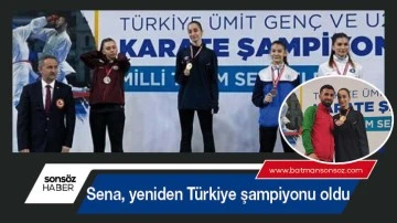 Sena, yeniden T&uuml;rkiye şampiyonu oldu