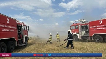 Şerafettin El&ccedil;i Havalimanı'nda yangın tatbikatı yapıldı