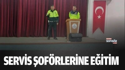 Servis şof&ouml;rlerine eğitim