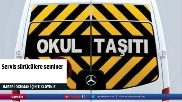 Servis s&uuml;r&uuml;c&uuml;lere seminer