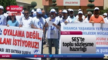 SES&rsquo;te toplu s&ouml;zleşme hazırlığı