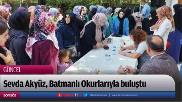 Sevda Aky&uuml;z, Batmanlı Okurlarıyla buluştu