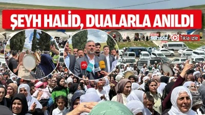 Şeyh Halid, dualarla anıldı
