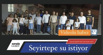 Seyirtepe su istiyor