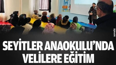 Seyitler Anaokulu&rsquo;nda velilere eğitim