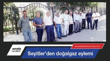 Seyitler&rsquo;den doğalgaz eylemi
