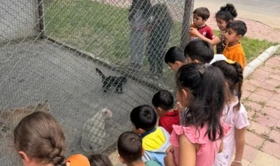 Seyitler&rsquo;in minikleri barınağı gezdi