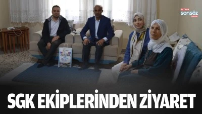 SGK ekiplerinden ziyaret