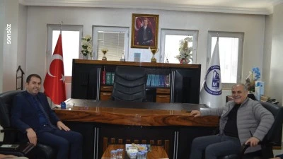 SGK m&uuml;d&uuml;r&uuml;, Başkan Ayaz&rsquo;la g&ouml;r&uuml;şt&uuml;