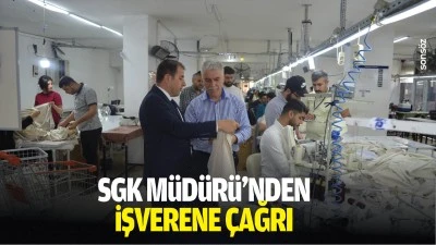SGK M&uuml;d&uuml;r&uuml;&rsquo;nden işverene &ccedil;ağrı; &ldquo;Sigortasız &ccedil;alışma, geleceği tehdit ediyor&rdquo;