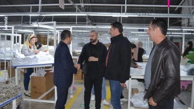SGK m&uuml;d&uuml;r&uuml;nden Onurcan Tekstil&rsquo;e ziyaret&hellip;