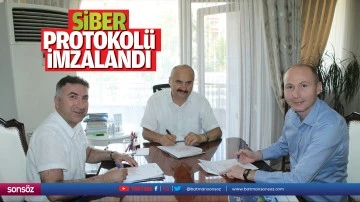 Siber protokol&uuml; imzalandı