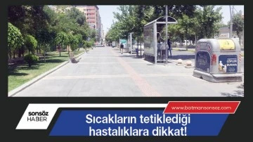 Sıcakların tetiklediği hastalıklara dikkat!