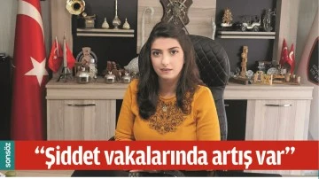 &ldquo;ŞİDDET VAKALARINDA ARTIŞ VAR&rdquo;
