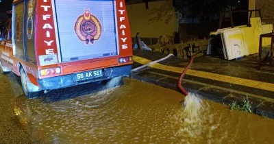 Şiddetli yağış su baskınlarına neden oldu