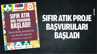 Sıfır atık proje başvuruları başladı