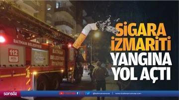 Sigara izmariti yangına yol a&ccedil;tı