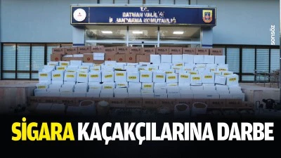 Sigara ka&ccedil;ak&ccedil;ılarına darbe