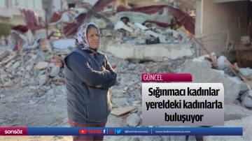 Sığınmacı kadınlar, yereldeki kadınlarla buluşuyor