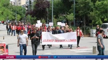 Siirt Aile Haftası kapsamında y&uuml;r&uuml;y&uuml;ş d&uuml;zenlendi