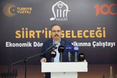 Siirt'in geleceği Ekonomik D&ouml;n&uuml;ş&uuml;m ve Kalkınma &Ccedil;alıştayı'nda ele alındı