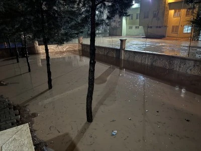 Siirt&rsquo;in Kurtalan il&ccedil;esinde sağanak etkili oldu