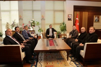 Siirt Rekt&ouml;r&uuml;ne ziyaret