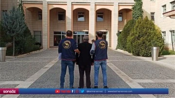 Siirt'te firari h&uuml;k&uuml;ml&uuml; yakalandı
