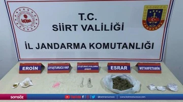 Siirt'te gizlenmiş uyuşturucu ele ge&ccedil;irildi
