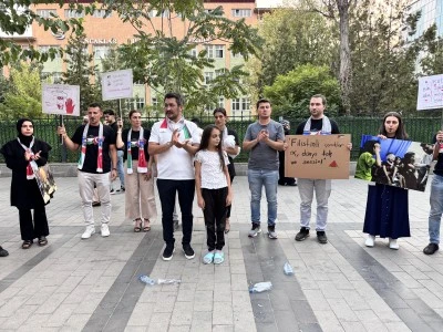 Siirt'te İsrail'in Gazze'ye y&ouml;nelik saldırıları protesto edildi