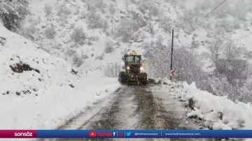Siirt'te kar nedeniyle 28 köy yolu ulaşıma kapandı