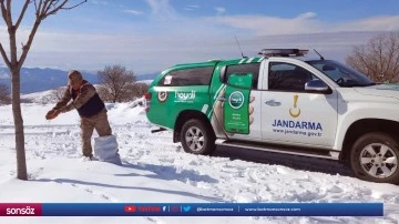 Siirt'te yaban hayvanları i&ccedil;in doğaya yem bırakıldı