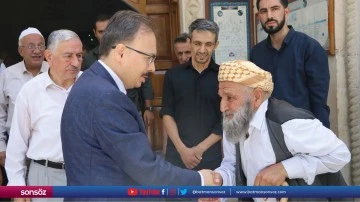 Siirt Valisi Kemal Kızılkaya esnaf ve vatandaşlarla g&ouml;r&uuml;şt&uuml;