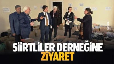 Siirtliler Derneğine ziyaret&hellip;