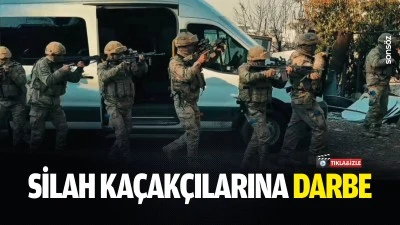 Silah ka&ccedil;ak&ccedil;ılarına darbe