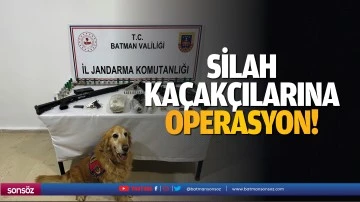 Silah ka&ccedil;ak&ccedil;ılarına operasyon!