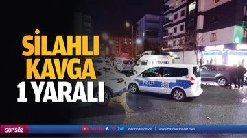 Silahlı kavga: 1 yaralı