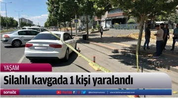 Silahlı kavgada 1 kişi yaralandı