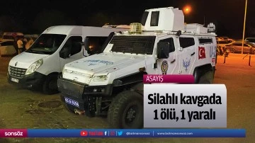 Silahlı kavgada 1 &ouml;l&uuml;, 1 yaralı