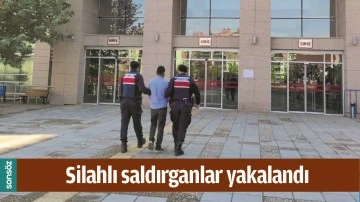 SİLAHLI SALDIRGANLAR YAKALANDI
