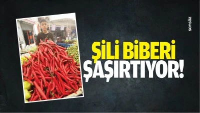 Şili biberi şaşırtıyor!